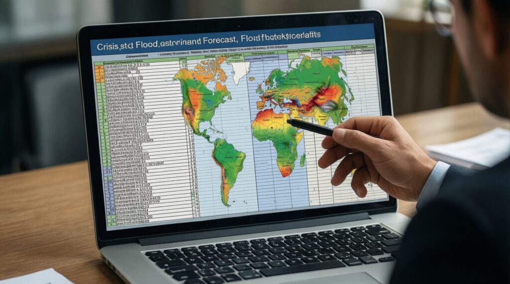 Паводок и подтопления: прогноз по районам и карта рисков - иллюстрация