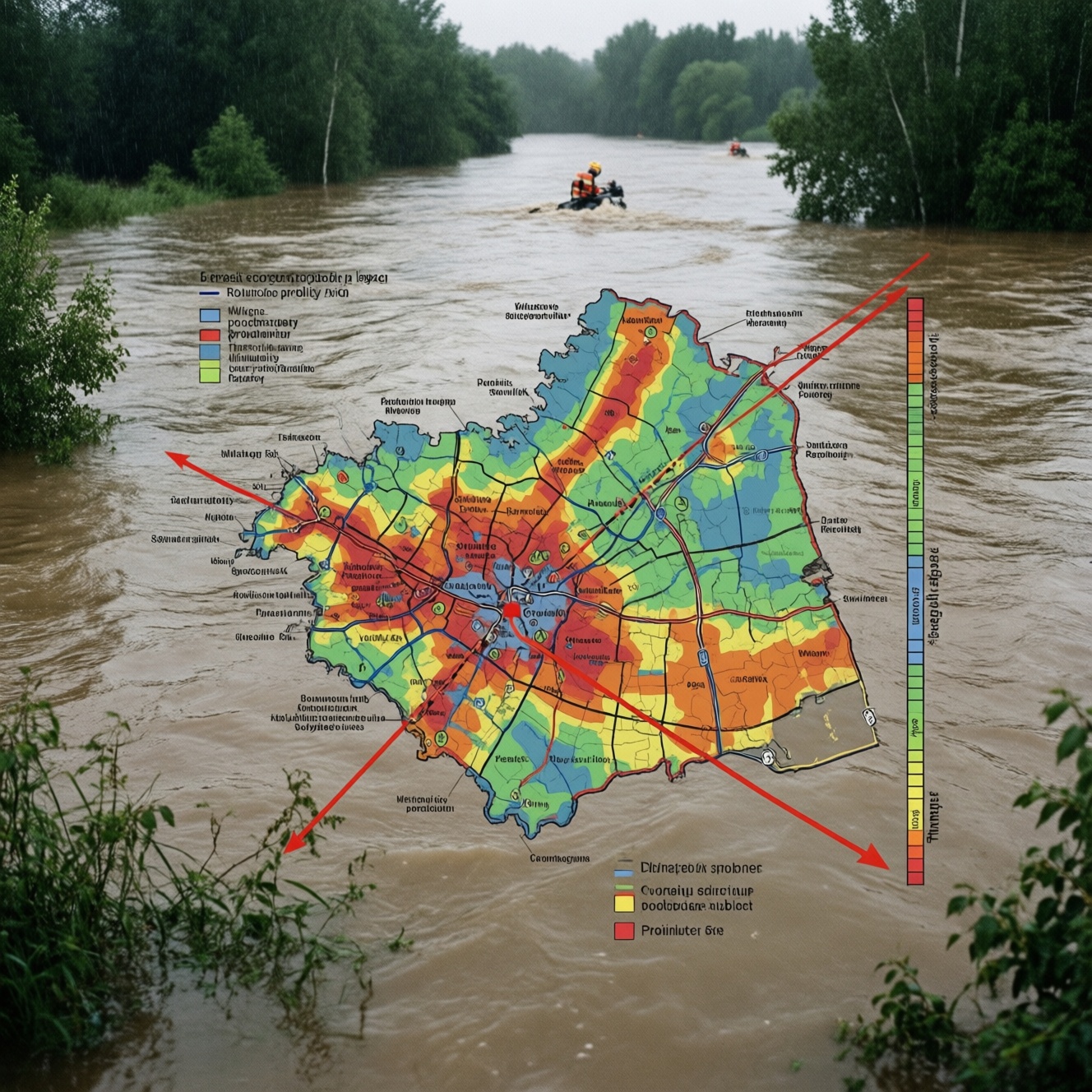 Паводок и подтопления: прогноз по районам и карта рисков на ближайшие дни